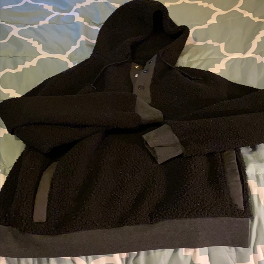 Old navy hoodie quarter snap pullover